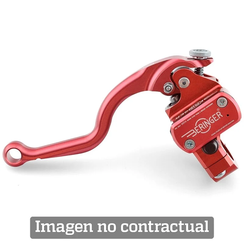 Bomba de embrague con depósito integrado. Sin maneta. Color ROJO. (CRO14R)