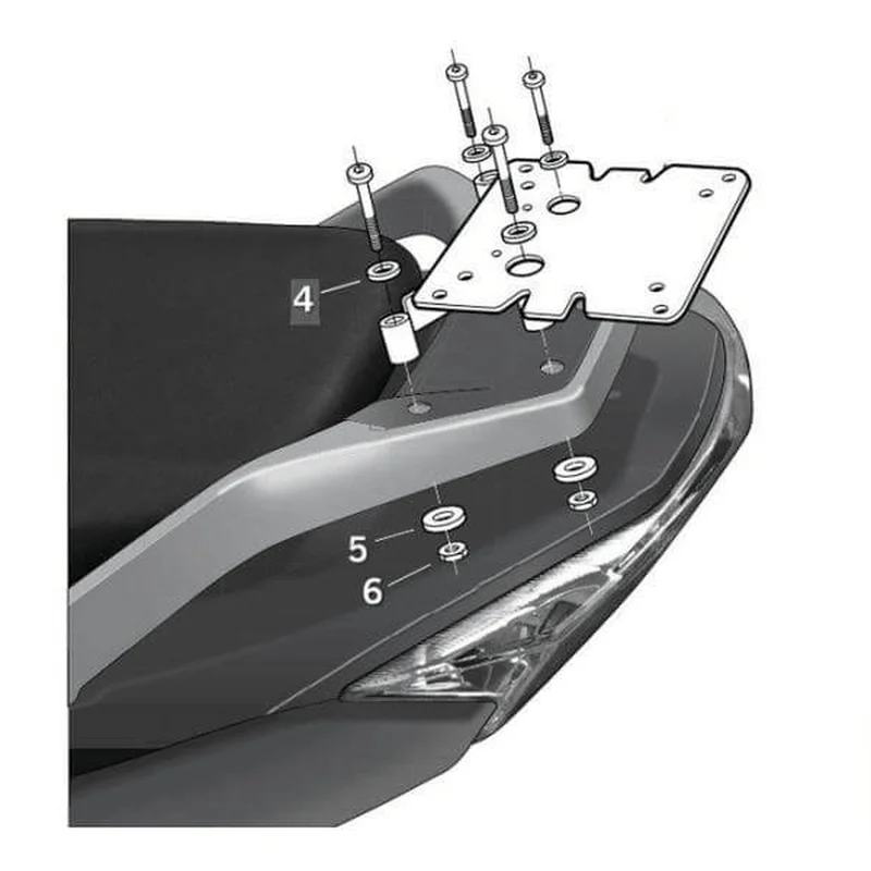 Fijaciones Top SHAD DAELIM S3/Q3 125i '10
