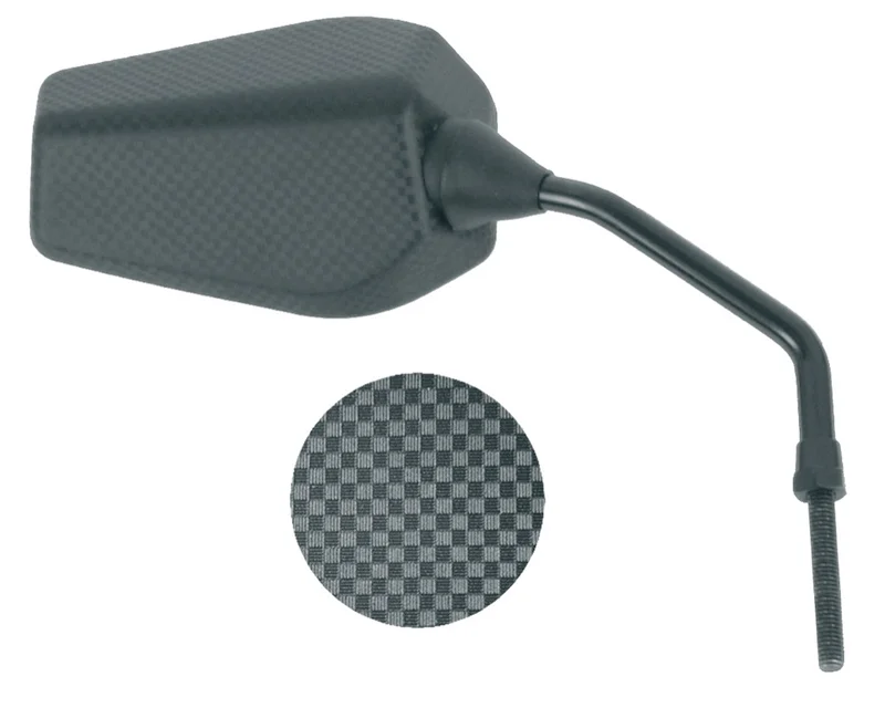 Retrovisor derecho HIGHSIDER smart tipo OEM carbono - Derbi Senda 50
