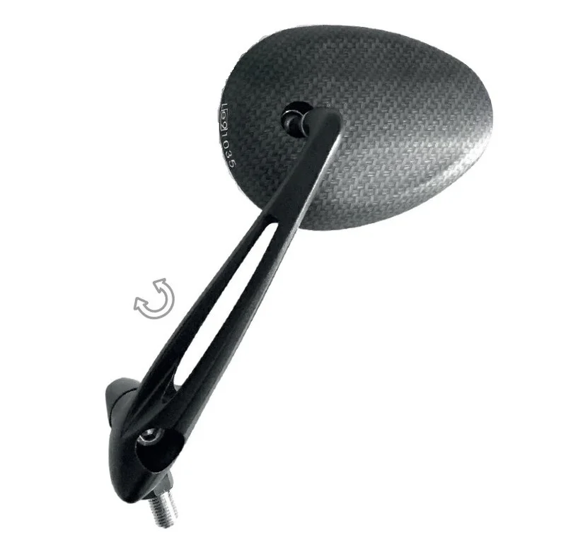 Retrovisor ambos lados universal V PARTS al puño carbon look
