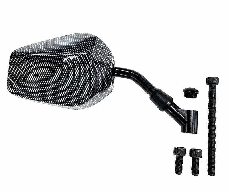 Retrovisor ambos lados universal V PARTS carbon look brillo
