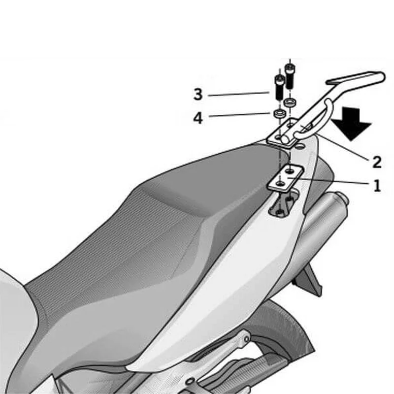 Fijaciones Top SHAD Honda VFR800 VTE02