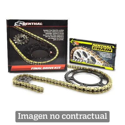 Kit cadena aluminio Renthal 520R1 (14-48-114) · Ref. KC348286