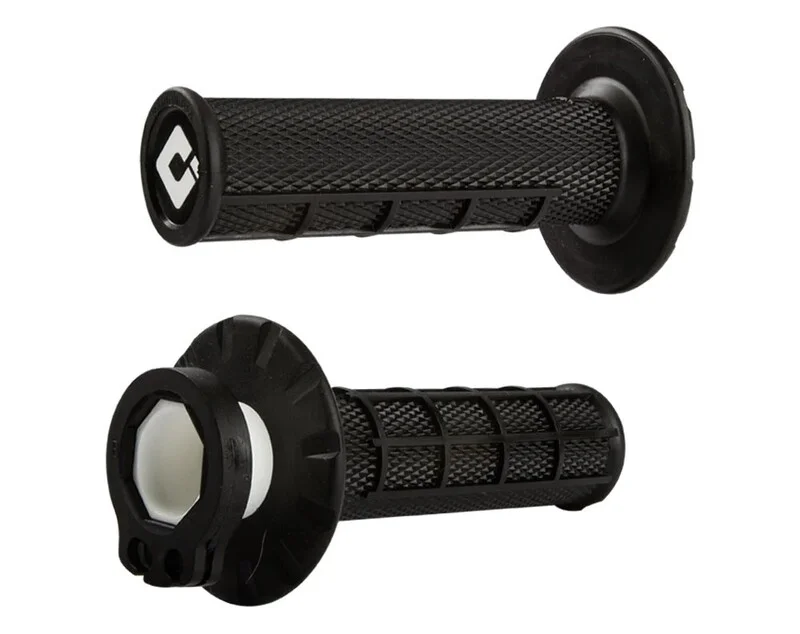 Puños ODI MX V2 Lock-On Half-Waffle - Negro