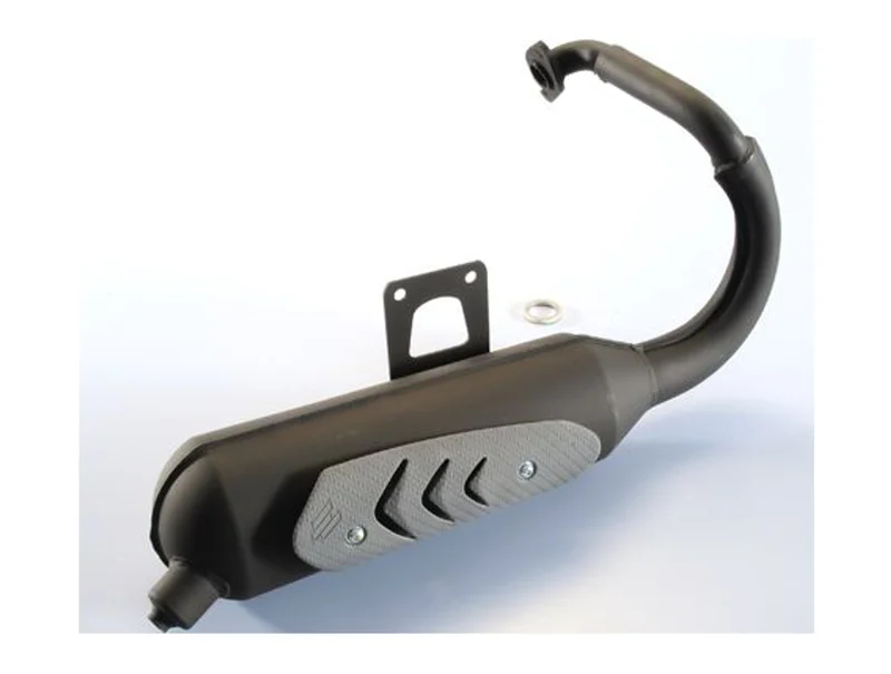 Escape Polini acero negro original homologado Trekker 200.0316