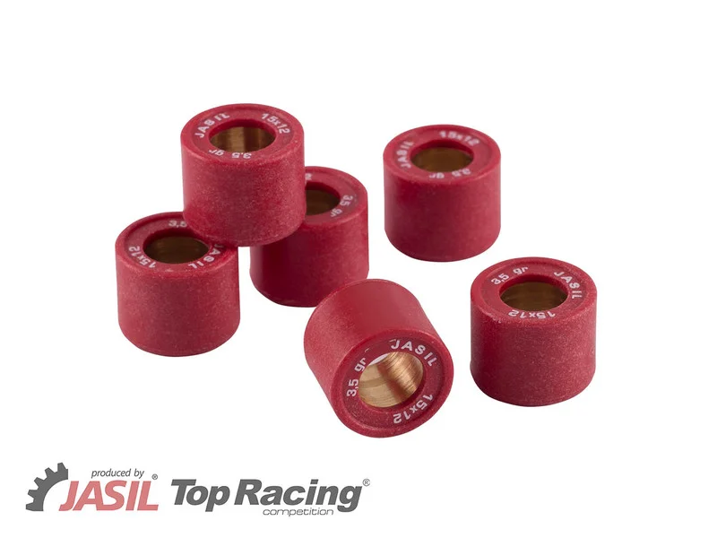 Rodillos de variador JASIL 15x12mm 3,5gr - 6 piezas